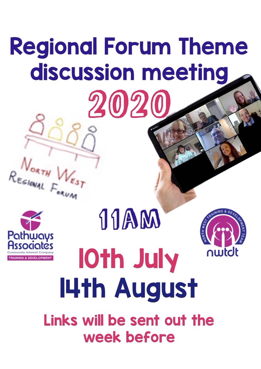 nwtdtlynn's tweet photo. 10th July, 11am NW Self-Advocates Forum, an opportunity to come together and talk about the things that matter to you - help us plan
Starting 28th July, 8pm, Family Forum, an informal opportunity for families to meet and support each other.
Let us know if you want to join us https://t.co/PgVBEcr5Cr