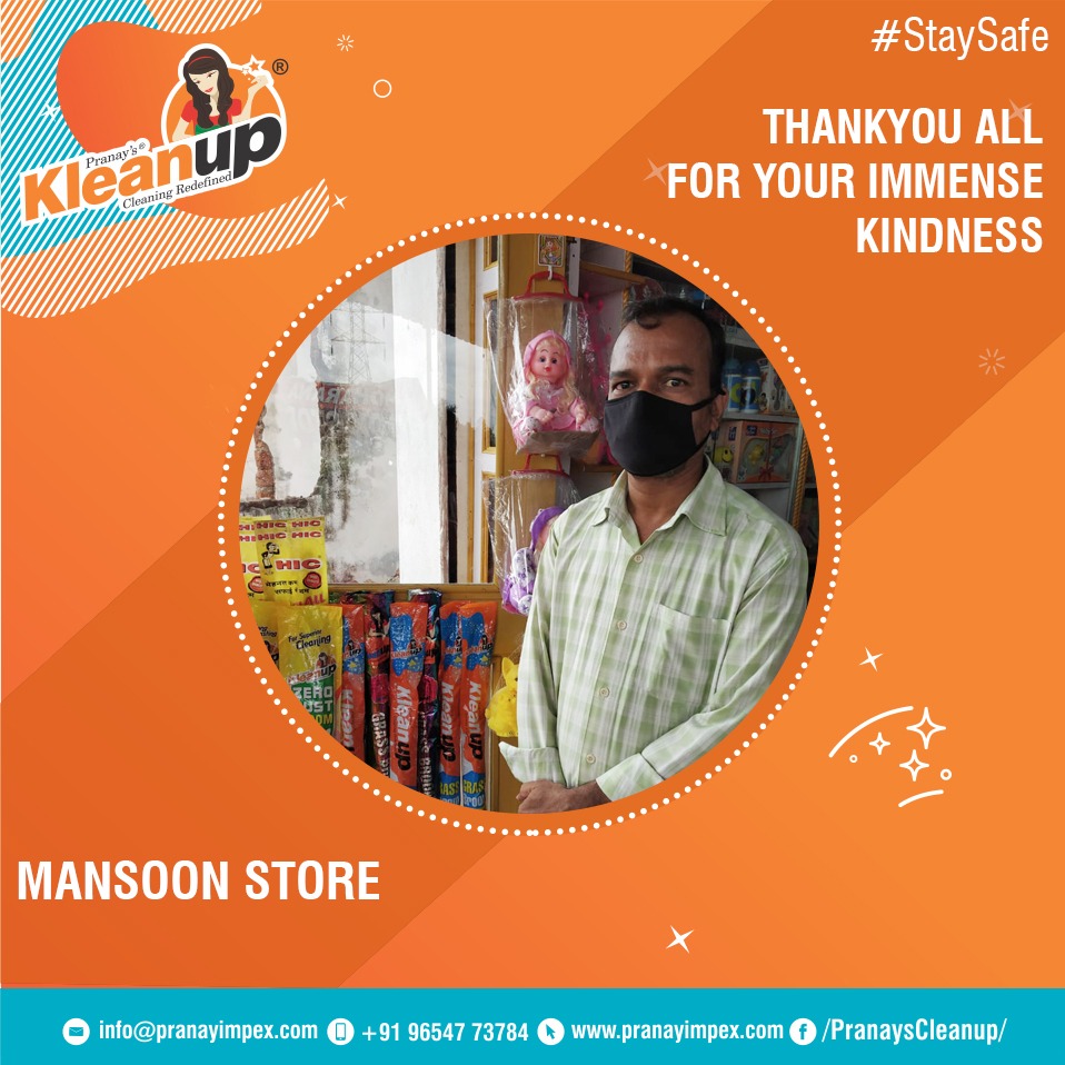 ImpexPranay's tweet photo. We are thankful to all the shopkeepers who step out of their homes during the #lockdown for serving the humankind. We pay our most sincere gratitude for your kindness..
Contact Us For More Information: https://t.co/OijMQxWq5S
#Kleanup #PranayImpex #ThankfulShopkeepers https://t.co/VKMRsfdc2T