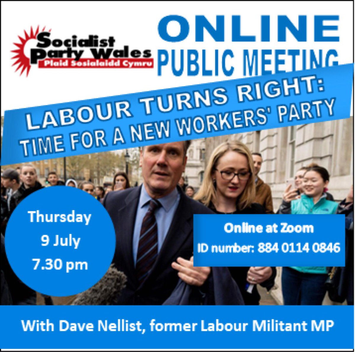 Public Meeting - Labour Turns Right: Time for a New Workers Party Thursday 9th July 7.30pm