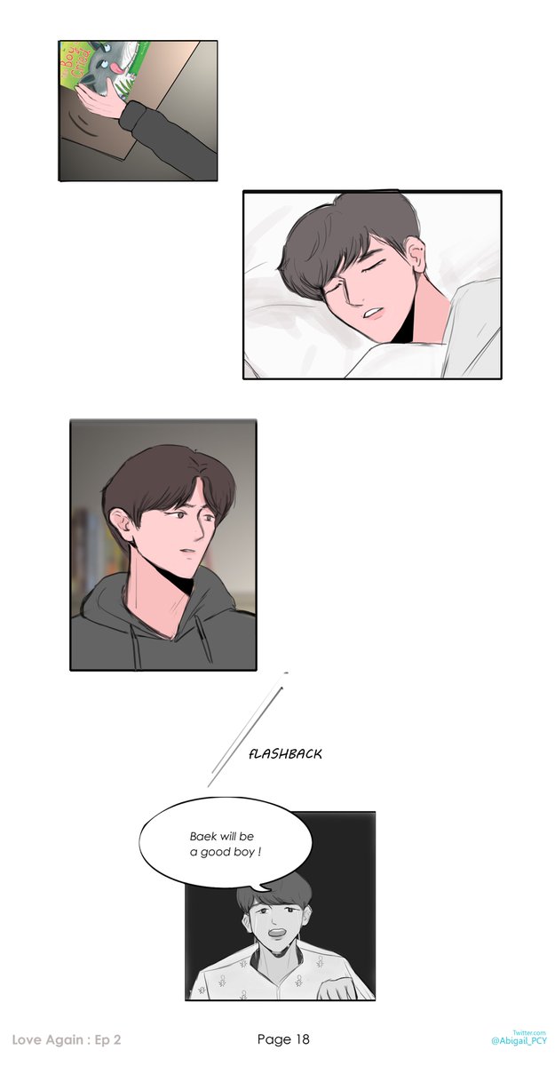 [ Mini Webton ] " 𝑳𝒐𝒗𝒆 𝒂𝒈𝒂𝒊𝒏 "Episode 2 part 07Please don't mention B's acc-End-  #chanbaek  #CBwebtoon  #LoveAgain_CB #찬백 ♡