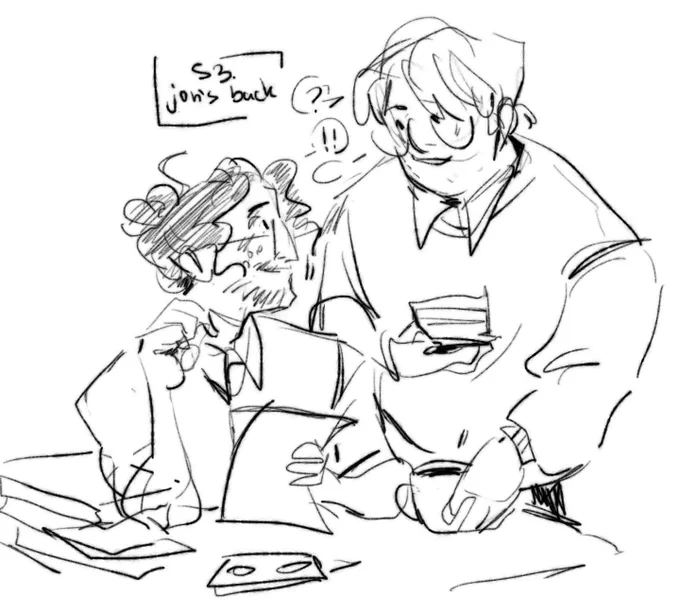@ceuberia THANK YOU!!! i still have a few more "bonding over food" sketches but these ones im probably gonna finish before posting properly!!! 