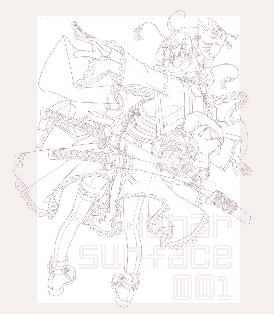 オリジナルイラスト同人誌 表紙 