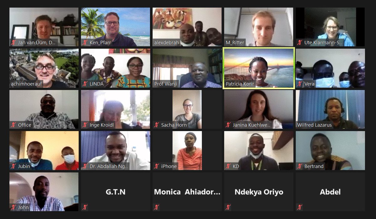 TAKeOFFNTD's tweet photo. It has been an interesting 3 day online annual #TAKeOFF meeting, thank you all for joining from #Cameroon, #Ghana, #Tanzania and #Germany. Not neglecting neglected diseases during #COVID19 pandemic! https://t.co/nAQuq7ZqIu