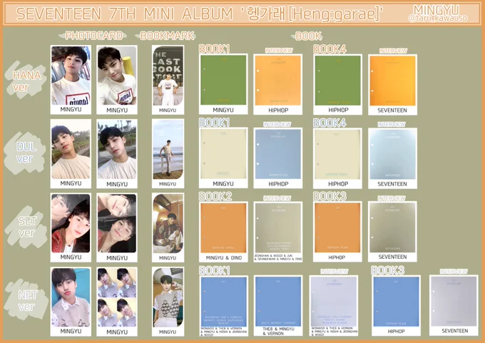 SEVENTEEN ヘンガレ ブックマークver.DUL Amazon.com: Seventeen - 7th