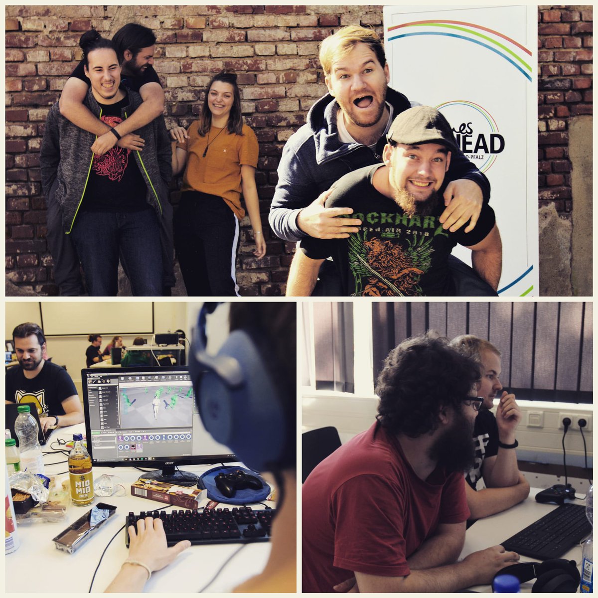 Auch dieses Jahr werdet ihr tatkräftig von unserem Orga Team unterstützt. Ob bei Fragen zu Unity, Unreal, Design oder Sound. Es wird immer ein Ansprechpartner für euch über Discord "vor Ort" sein. 
Infos: rebrand.ly/gdwtrier 

#gdwtrier #GDW #gdwonlineedition #trier #gdw2020