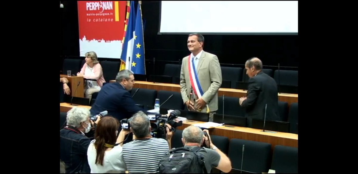 olivier_anest's tweet photo. Félicitations à @louis_aliot élu ce vendredi maire de #Perpignan par le conseil municipal. https://t.co/qLZnGEQMCT
