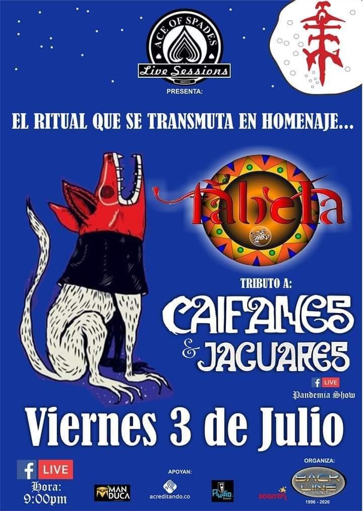 ColoniaRec's tweet photo. ::HOY::
Ace of spades-club live sessions presenta a #FABELA en el "Pandemia Shows 12"
La banda tributo a Caifanes/Jaguares será la duodécima invitada de los "Pandemia show" en tiempo real.
Viernes 3 de julio 9.00 PM
https://t.co/8A0t11KflY https://t.co/c6LAcP6ENR