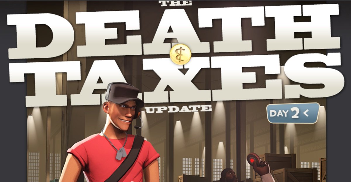 OrdnaelGG's tweet photo. Mientras seguimos en la espera de la #HeavyUpdate de #TeamFortress2 hay nuevo contenido de los creadores de la comunidad. En éste caso @tf2classic nos trae la Death and Taxes Update. Un mod con nuevas armas y cosméticos.
Más info en https://t.co/o24dLiqc5b https://t.co/9Pa851NjXl