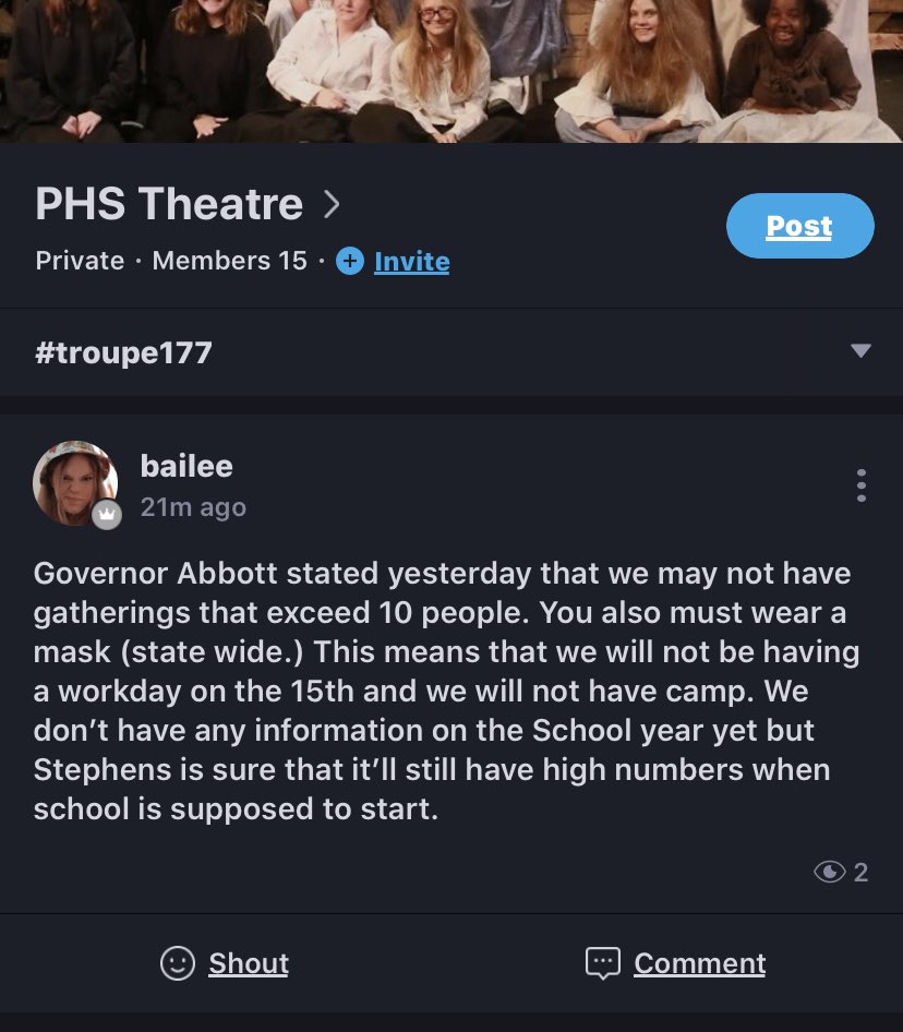 PrincetonTheat1's tweet photo. We will not have camp because of COVID. Please share this with family and friends who were interested in camp this year. https://t.co/1wYNb942fT