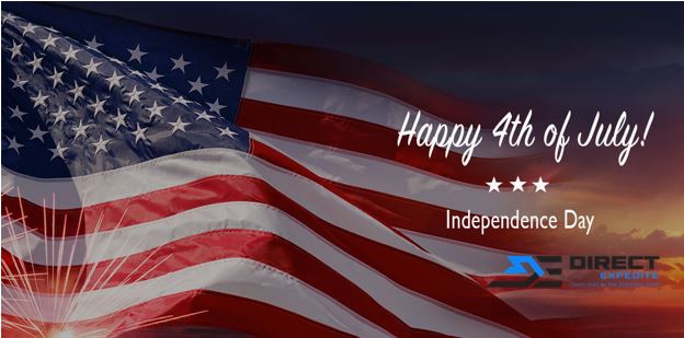 DirectExpedite's tweet image. From all of us at Direct Expedite to all of you - Happy Independence Day. DirectExpedite.com