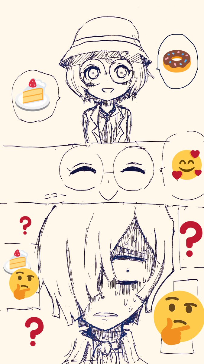 墓心ちゃんを描いている?

ヘレナちゃんの最新スイーツの話題についていけないアンドルーくん?

という話ではないけど
そういう話でいい気がしてきた 