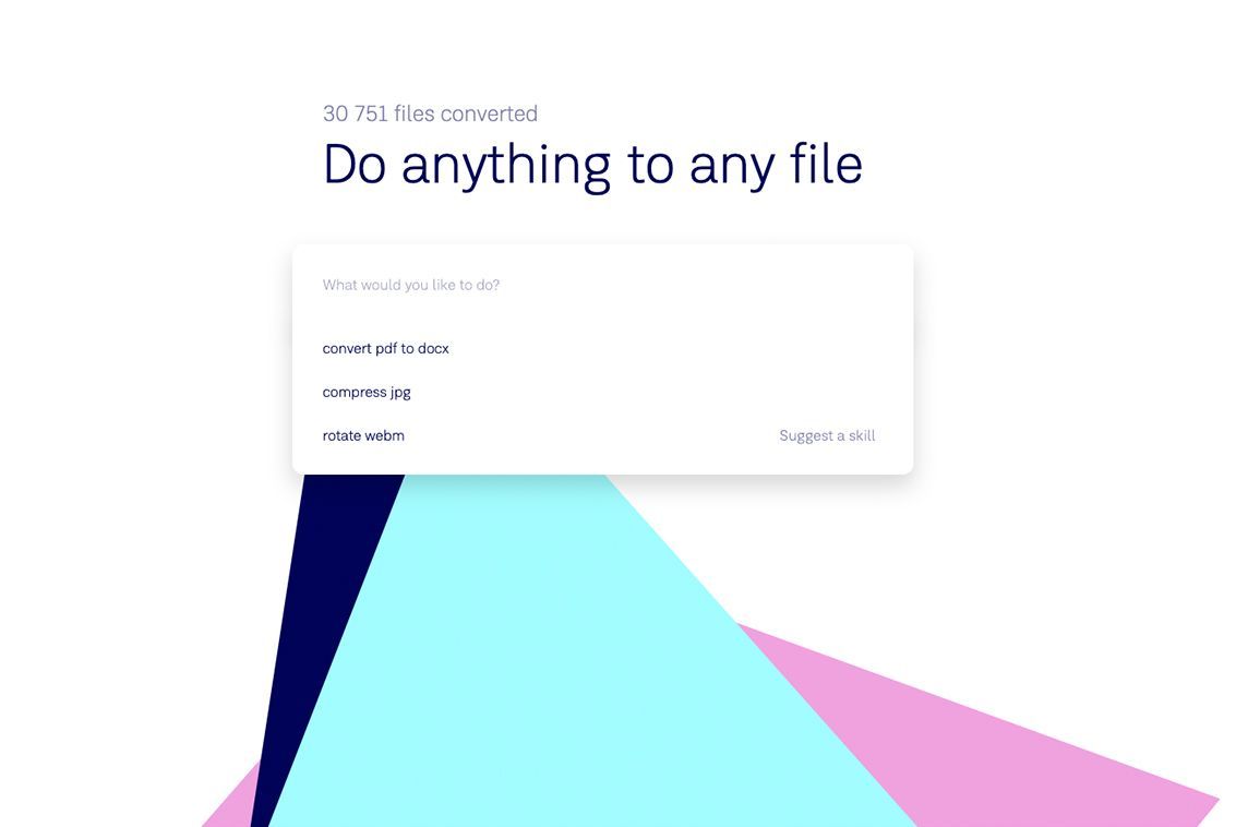 MadeWithSvelte's tweet photo. With @filestarapp you can do anything with any file: convert PDFs to docx, compress JPGs, rotate, merge, split, extract anything you like 😵 It's #madewithsvelte and built on @storyblok! - https://t.co/sKrEkrgAFd https://t.co/7EdCZp3Fah