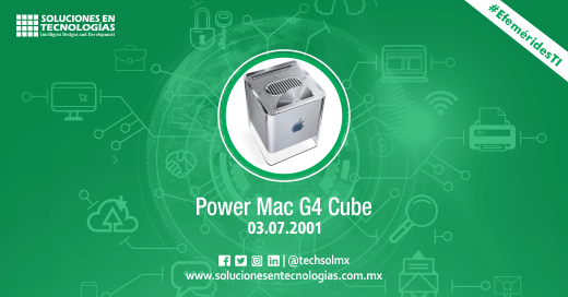 techsolmx's tweet photo. Un día como hoy (03/07/2001): Apple suspendía la producción del Power Mac G4 Cube, el cual se comenzó a vender en el año 2000, a pesar de su diseño innovador, era demasiado caro. https://t.co/X03rqGL4wu
#SomosSoluciones #EfeméridesTI #Apple #PowerMacG4Cube #Tecnologías #TIC #IT https://t.co/p5mBtTHkM7
