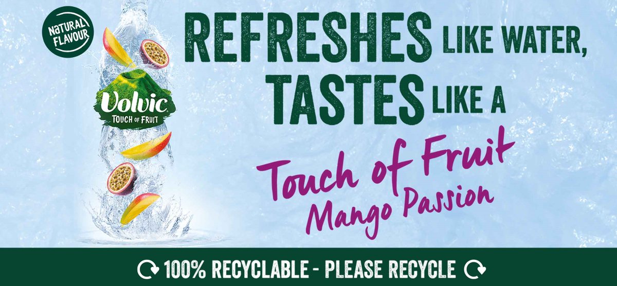 BBCateringSup's tweet photo. Have you tried the delicious @volvic_uk Touch of Fruit Mango Passion yet? If not, why not? #wholesale #cashandcarry #deliveredwholesale #foodservice #takeaways #cashandcarry #Lancs #Blackburn https://t.co/exhUjKqMeu