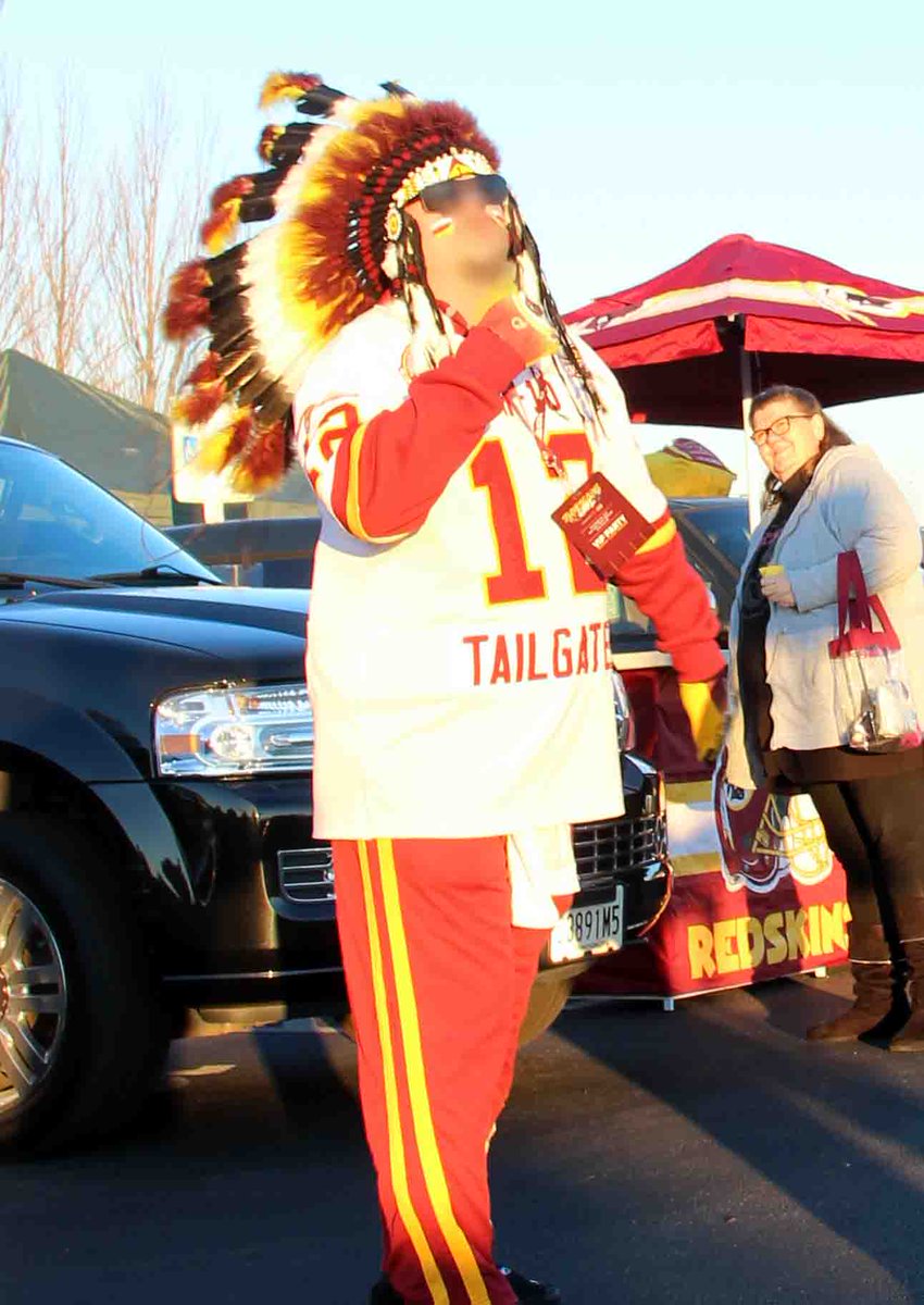 I'm getting requests for comments as a  #NativeAmerican man regarding the Washington  @Redskins.Here is a  #thread with my comments:Yes - I want the team to  #ChangeTheName.Yes - I think the term is a racial slur.These images I took at a  @NFL game tailgate: do not honor me.