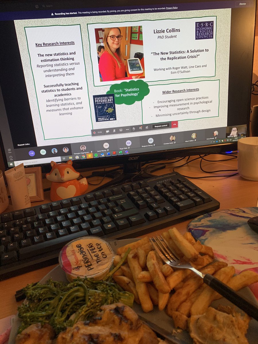 Rebecca Skinner (@rskinner_) on Twitter photo We used to get cake at CORGIs, so in that spirit, I have lockdown nandos for a late lunch. It was very tasty while listening to PhD superstar <a href="/Lizzie_Psych/">Dr Lizzie C</a> talk about her research. Other lockdown treats and researchers are available #fridayfeeling #phdsupport We used to get cake at CORGIs, so in that spirit, I have lockdown nandos for a late lunch. It was very tasty while listening to PhD superstar <a href="/Lizzie_Psych/">Dr Lizzie C</a> talk about her research. Other lockdown treats and researchers are available #fridayfeeling #phdsupport
