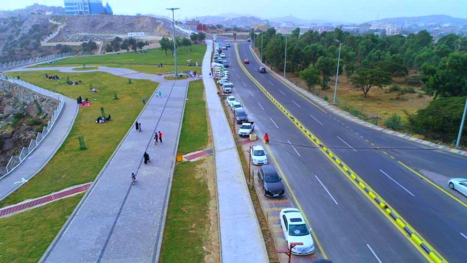 #صور من تدشين مسار الدراجات ضمن فعاليات صيف النماص لهذا العام .