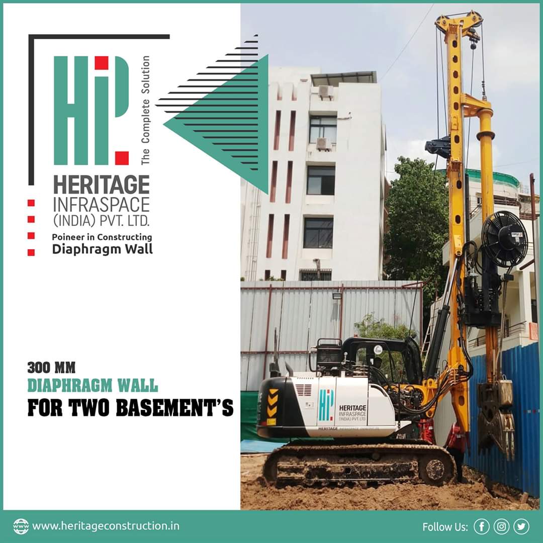 heritageuae's tweet photo. 300 MM Diaphragm Wall for Two Basement's - Pioneer in Constructing Diaphragm Wall.
#HeritageInfraSpace #Construction #CivilEngineering #Heritage #Diaphragmwall #Diaphragm #DeepBasements #TopdownConstruction #Piling #MetroProjects #Micropiling #Anchoring #Shoring #RMC #PT https://t.co/u8N3beRwKN