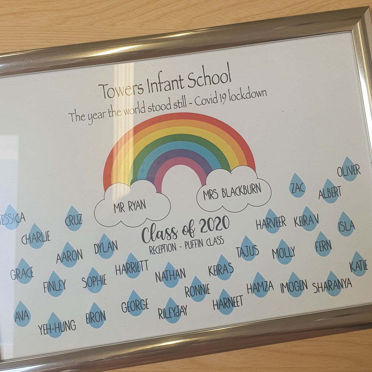 Mr_Ryan_'s tweet photo. A beautiful reminder of our wonderful class and how lucky I am to have taught you all 💖 feeling all the love and all the gratitude today ❤🧡💛💚💙💜 https://t.co/AB5BbmOcVQ