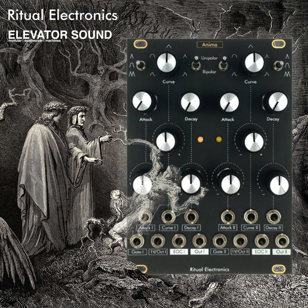 ElevatorSound's tweet photo. Spent most of last night with the ouija board out and through our journeys into the demon realm we managed to grab a giant bag of #RitualElectronics 🦇 Fully stocked up on Miasma, Altar, Crime, Anima and all the blanks you can shake an eternally tortured sinner at! https://t.co/N2SOkU1lZt