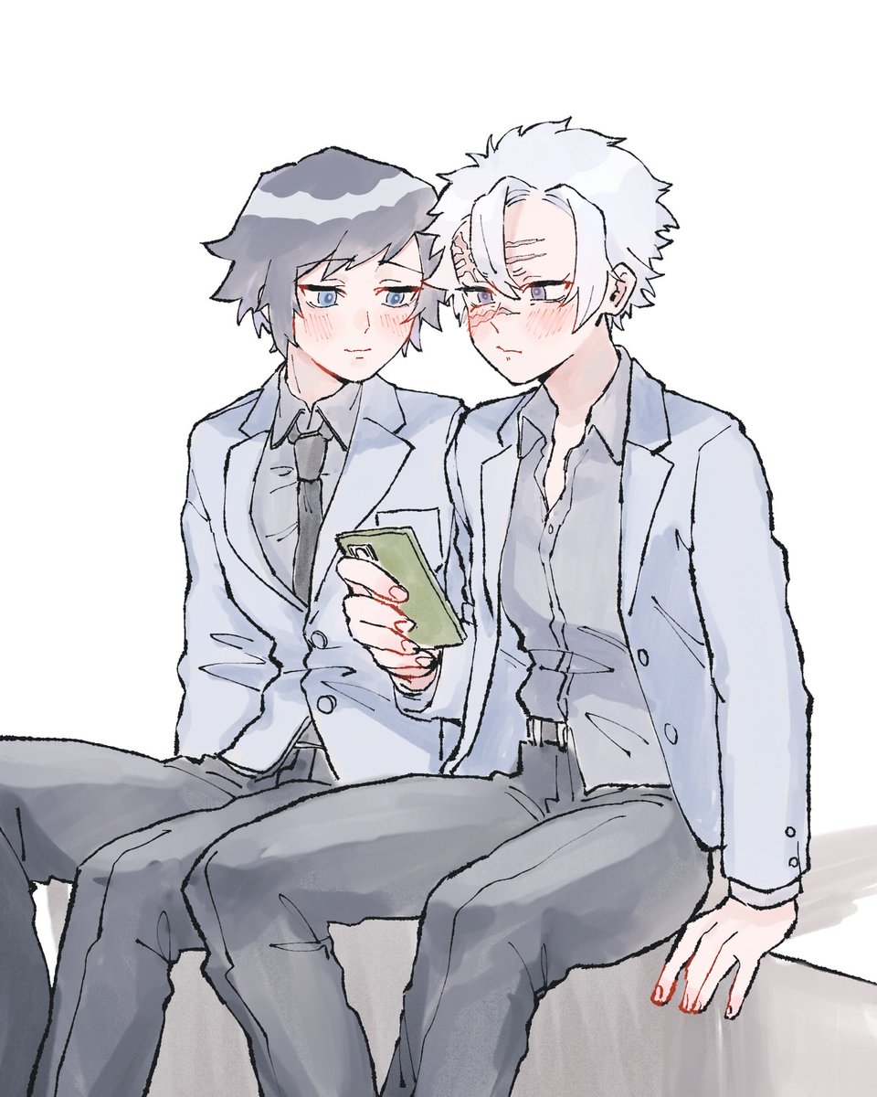「#さねぎゆ版深夜の創作60分一本勝負
【初デート】
正確に言うと初デートの計画を」|七緒のイラスト