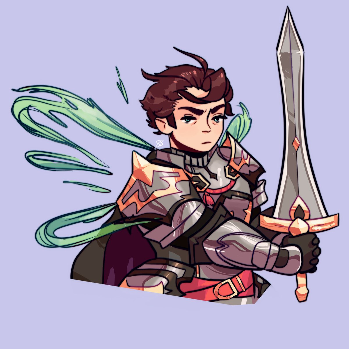 shelberrie's tweet photo. Leif commission i made for @bluvado!! i havent really drawn in my style much recently 🥴

#Dragalia #DragaliaLost #fanart #ドラガリアロスト https://t.co/nT1kbyyumE