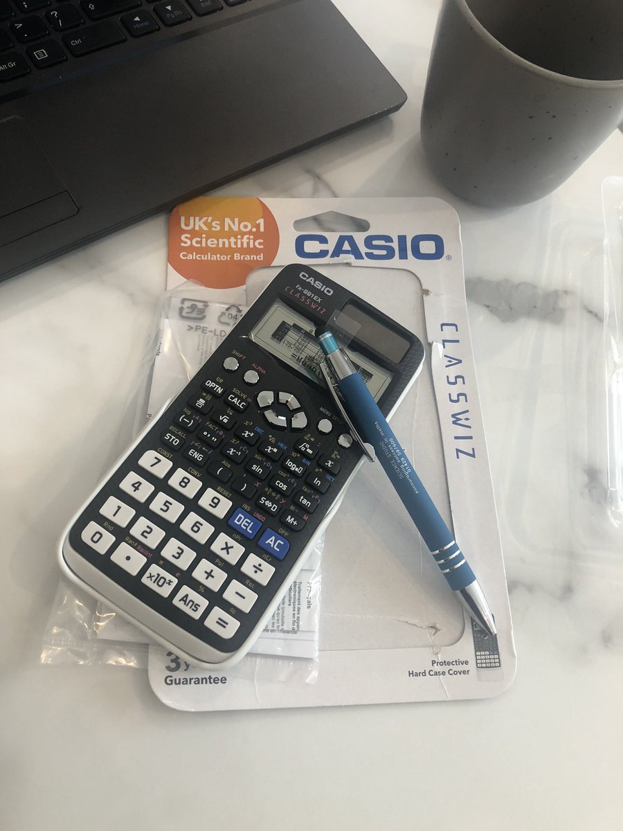 MrsMathsFE's tweet photo. Look what arrived today! 🤩 
My prize from the raffle at #Mathsconf23 A brand new Casio with my name engraved on the back! Thank you so much 👏👏👏 @SuccessInMaths @LaSalleEd #sciencestudio #Casio #GCSEmaths #livingthecalculatordream #happyfriday https://t.co/XZdIp6ZwEP