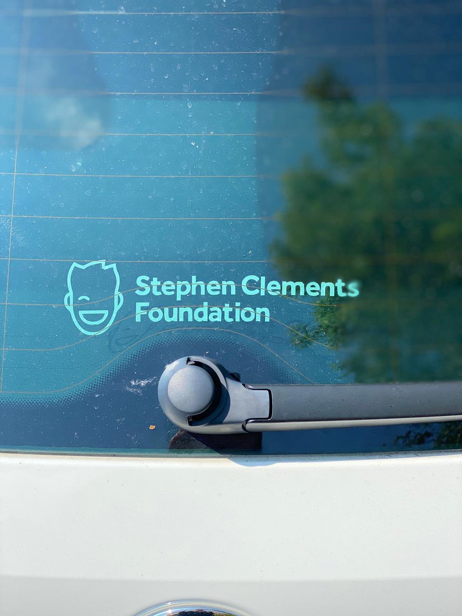 Who fancies a #StephenClementsFoundation car sticker?? 

🚗 Give this a like ✅ 
🚙 Give us a retweet ♻️ 

And we will pick 5 random winners who have liked and retweeted by Sunday 5th July!! 

#NeverForget #StephenClements 
stephenclementsfoundation.com