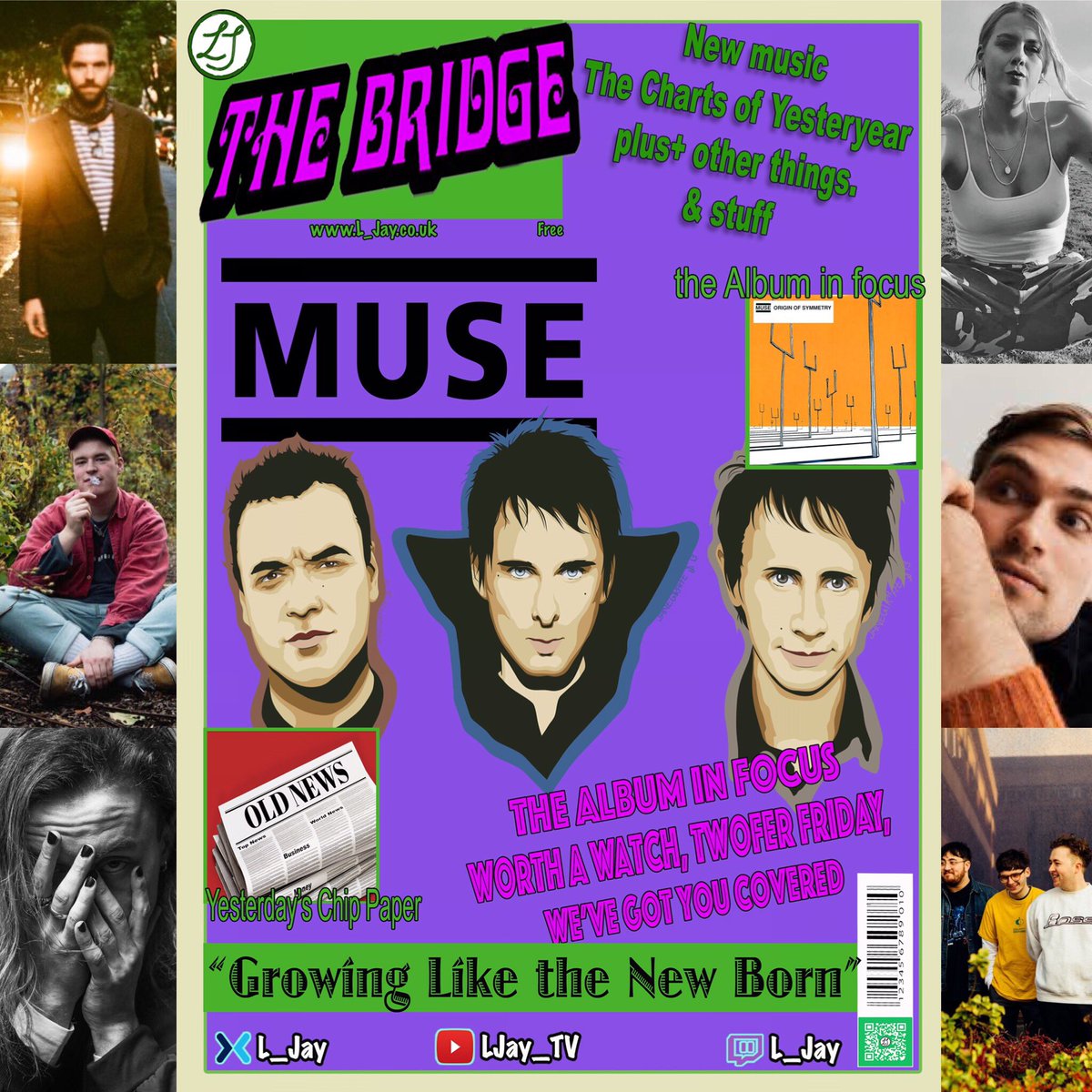 LJay_TV's tweet photo. The Return of #theBridge Tonight our #AlbumInFocus is @museband’ “Origins of Symmetry” 2001 & #NewMusic from @robertjardiff @Mathilda_Homer @sfvenmusic @RhysLewisMusic @whoisdays @vistasmusic 4 all this & so much more, join me in stream live @ 5pm BST. ❤️ tonight only on #Periscope https://t.co/CzHa5l45Vu