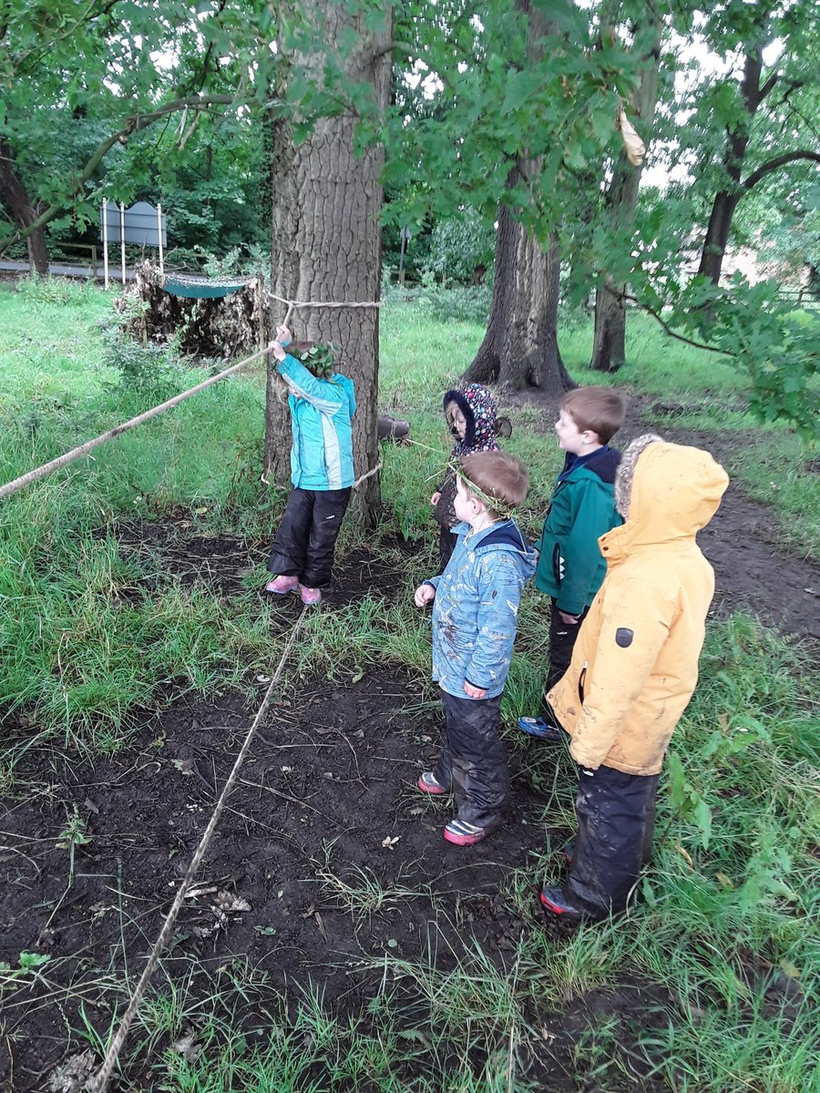 BadgersAshbrid1's tweet photo. We have had the best time in the woods. We love rainy days! 🌳🌧 @ashbridgeschool @AshbridgeOwls #forestschool #makingmemories https://t.co/Chw7rswxTt