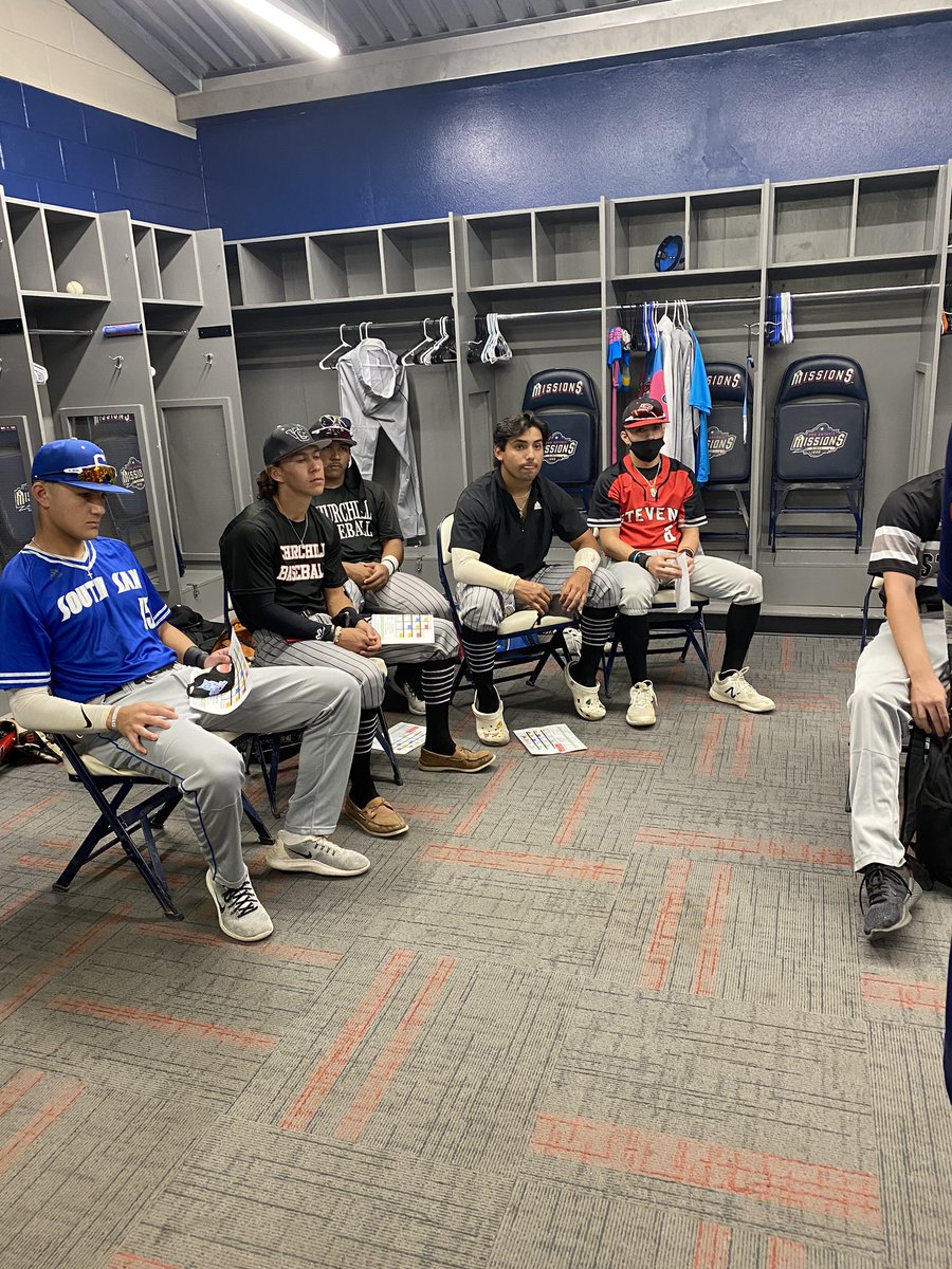 saWCbaseball's tweet photo. More pictures from the Ford McCombs West Senior Celebration All Star Game @missionsmilb! @SABaseballCoach Couldn’t be more proud of how our seniors represented WC and Team Stripes! 🇺🇸 https://t.co/nzcgUvHUBl