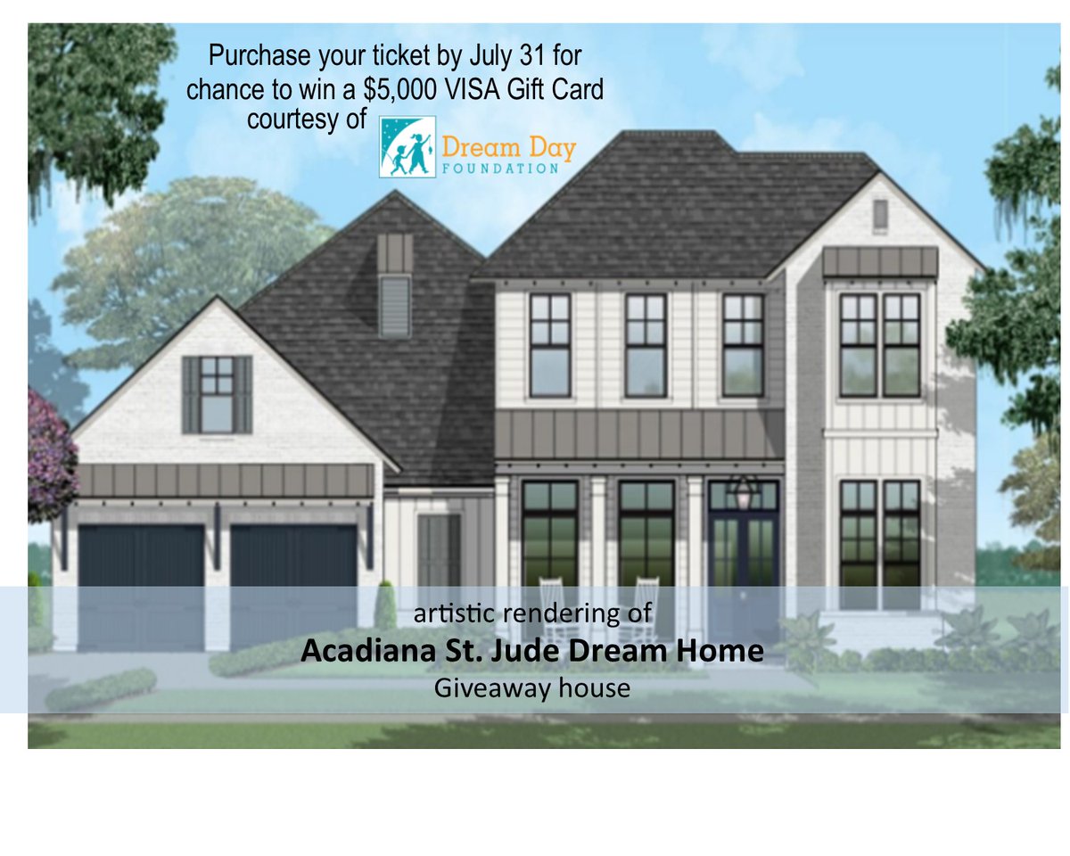 Get your ticket here:  stjude.org/give/dream-hom…