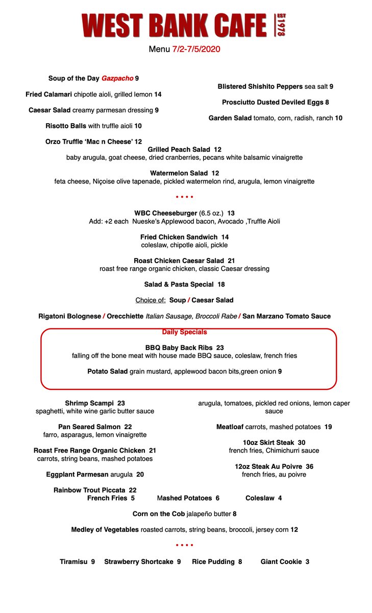 Happy 4th of July Weekend! Come celebrate with us. We have out door seating and ribs on the menu! 🇺🇸💥
(Takeout and Delivery are also available)
#July4th #4thofJuly #4thofjulyweekend