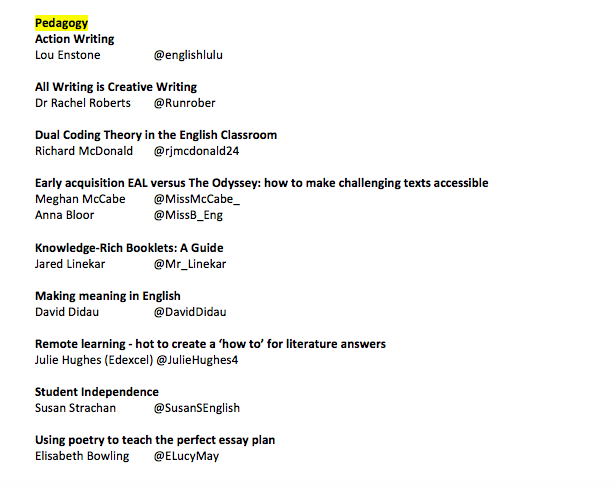 TeamEnglishNC's tweet photo. We're pleased and proud to now be able to reveal the full #TENConline line-up!

Please RT and use our hashtag #TENConline. Let's get this party started @Team_English1 #TeamEnglish! https://t.co/l7BSYNfTO7