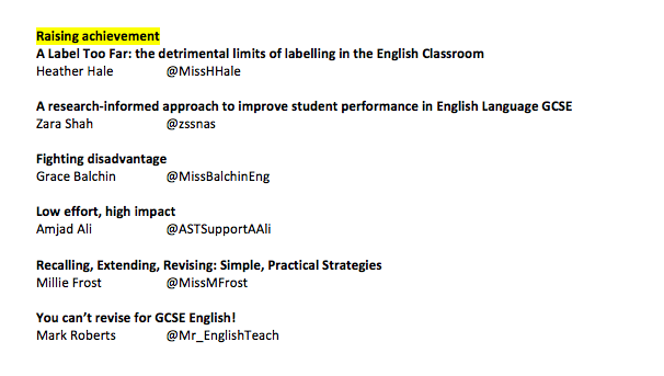 TeamEnglishNC's tweet photo. We're pleased and proud to now be able to reveal the full #TENConline line-up!

Please RT and use our hashtag #TENConline. Let's get this party started @Team_English1 #TeamEnglish! https://t.co/l7BSYNfTO7