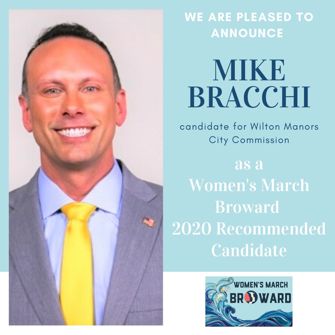 WMFL_Broward's tweet photo. Congratulations to Mike Bracchi running for Wilton Manors City Commission!

#mikebracchi #wiltonmanors #wiltonmanorscommission #broward #florida #womensmarchbroward #vote2020   @mikebracchi2020 https://t.co/7EZUYLWEhC
