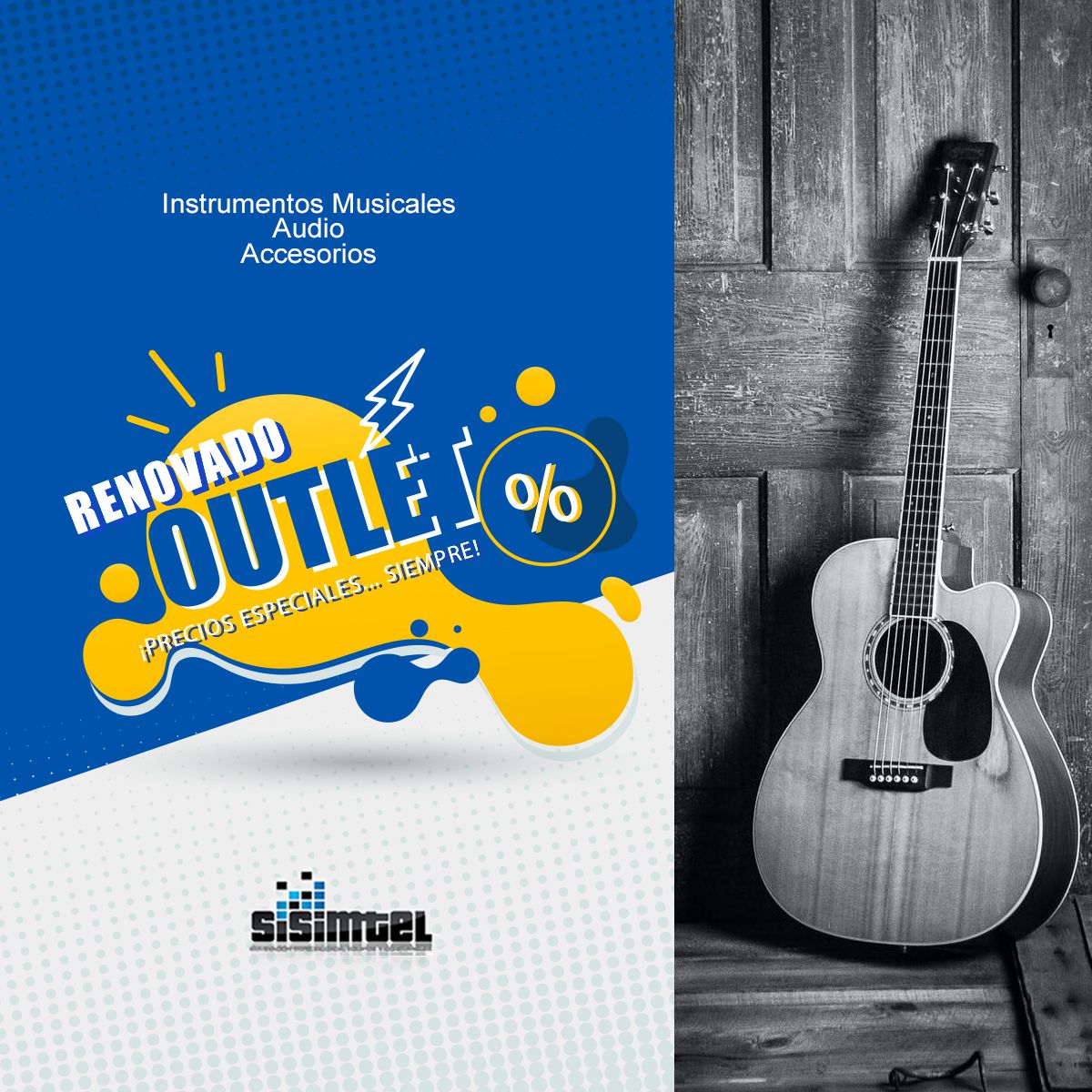 Sisimtel's tweet photo. Consulta nuestro RENOVADO OUTLET, encuentra Instrumentos musicales, audio y accesorios con precios aún más bajos. https://t.co/O5IexKUwQn
#IluminacionEspecializada #IluminaInteligente #Sisimtel #CompraEnLinea #Outlet #MotivamosTuPasion #MixMusical #InstrumentosMusicales https://t.co/OdxW9VXW85