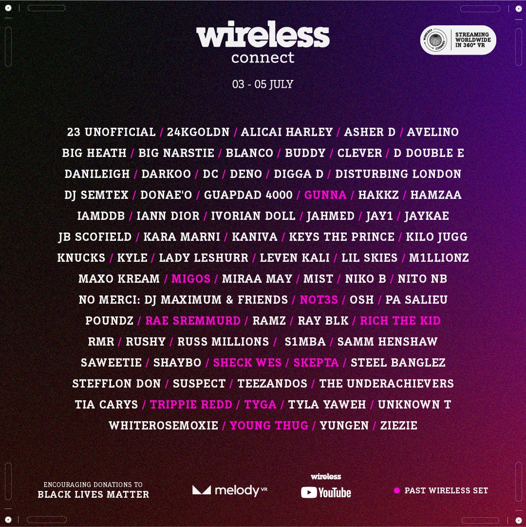 O2AcademyLeeds's tweet image. Your #wirelessconnect weekend has landed! It's Day 1 with some of the biggest names in the scene inc. @stefflondon @Saweetie @YungenPlayDirty &amp;amp; more. Download the @melodyvirtual app for the full 360º interactive experience or stream on the @wirelessfest YouTube channel from 5pm.