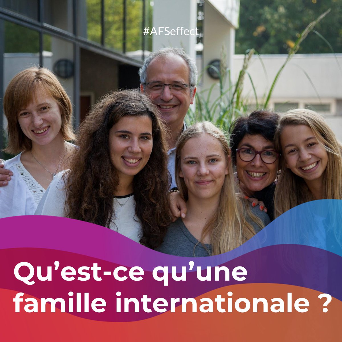 AFS_France's tweet photo. Découvre une nouvelle culture, une nouvelle langue depuis chez toi ! Accueillir un lycéen étranger chez soi permet de découvrir une nouvelle culture et de partager la sienne en retour. 

#afseffect #afsfrance #famille #citoyendumonde #interculturel #international #partage https://t.co/ssjLVM0q6M