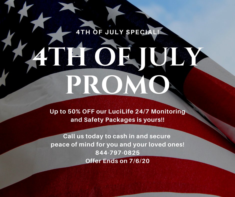 MyLuciLife's tweet photo. Don't miss this special incentive to secure added protection for you or the special people you take care of in your life!

We are celebrating our country's independence this weekend and we want to enable additional independence for you!

https://t.co/oC8LLq2Cw9 https://t.co/OoqmRrfA1y