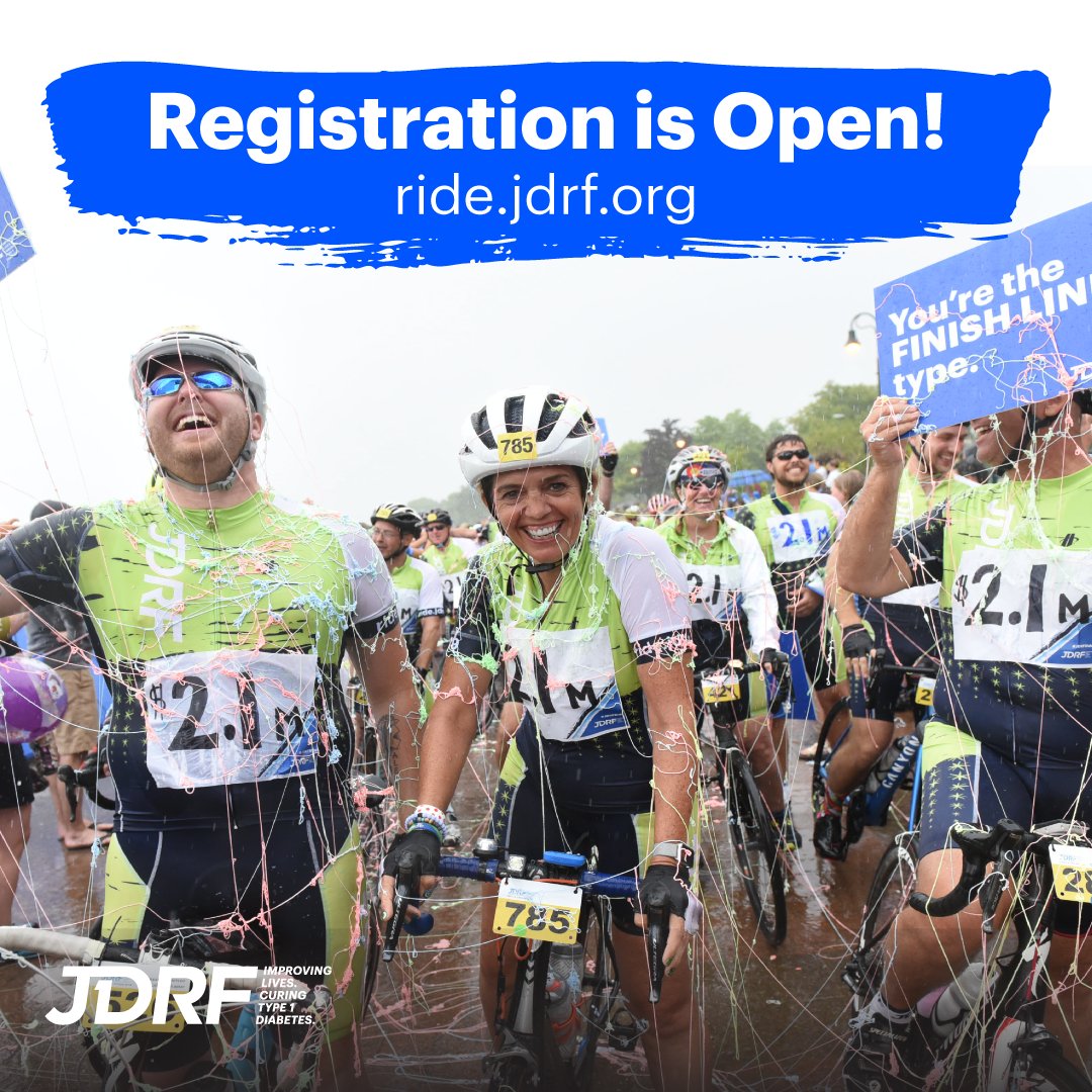 Join the JDRF Greater Iowa Ride Facebook page to stay up-to-date on our local ride celebration, fundraising tips and incentives, fitness challenges, and much more!  
facebook.com/groups/2351791…