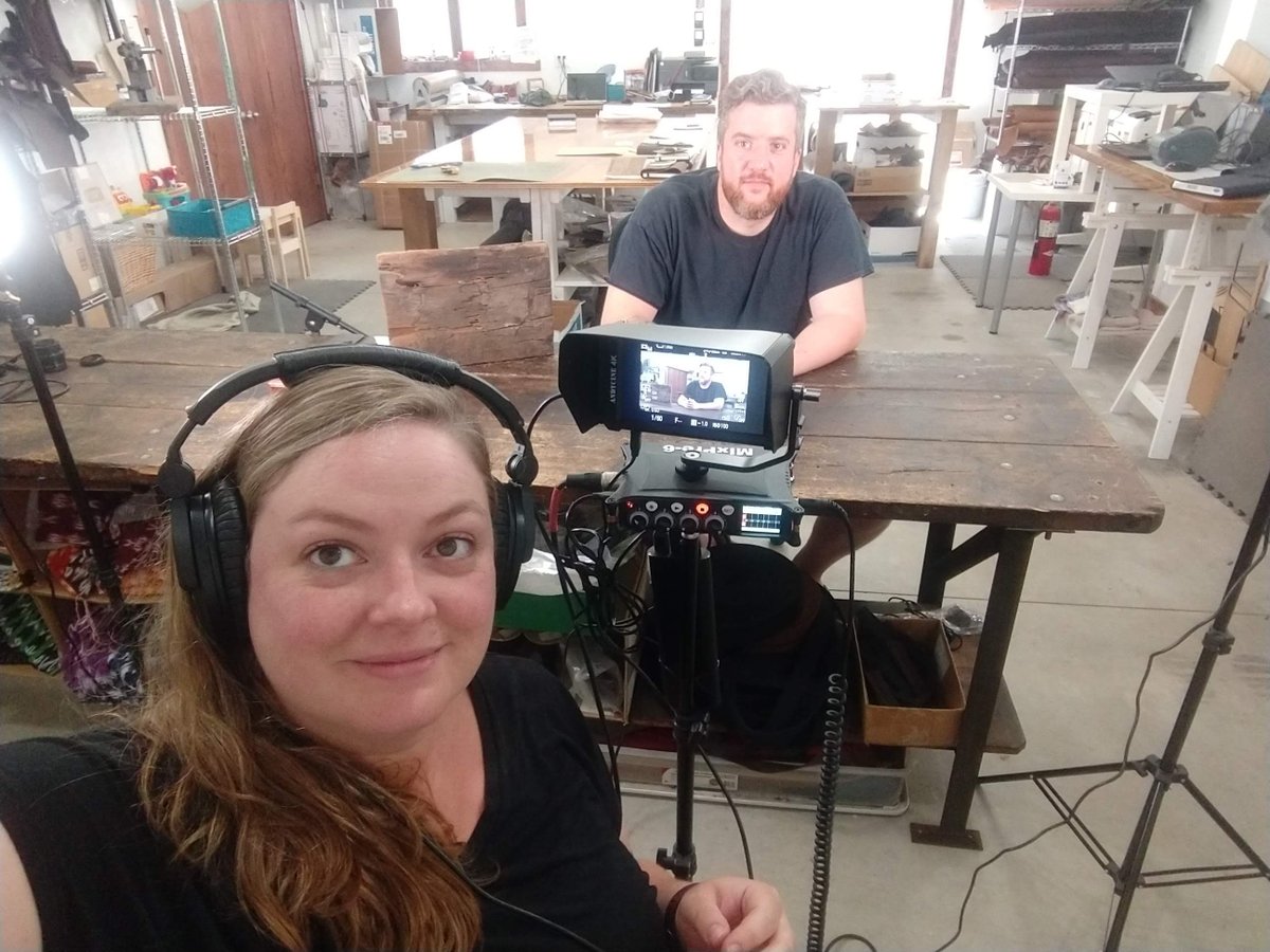 AllegoryGoods's tweet photo. #behindthescenes on our #kickstarter video shoot! Launching Tuesday, July 7! 😁🖋️

#sonya7s #zeiss #sonya6500 #nikon https://t.co/7XCz1W1cJ9