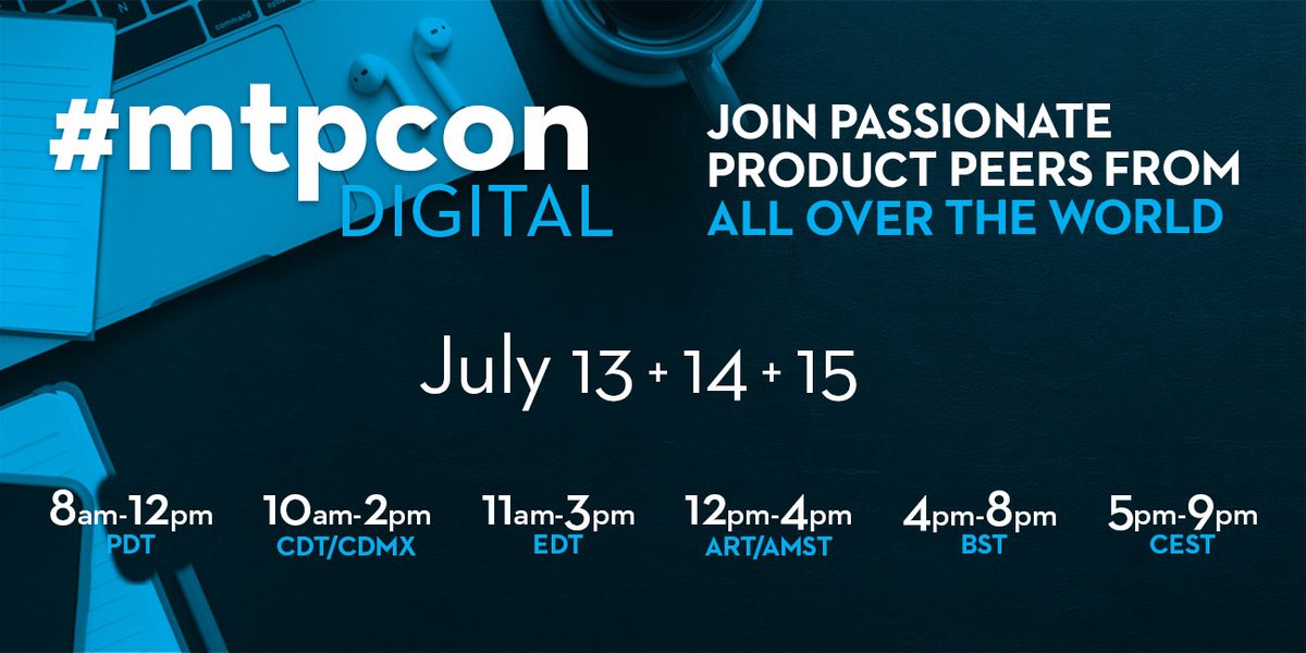 Just over 1 week to go! 🎉⏳ #mtpcon Digital 2020 kicks off on 13 July for three half-day of #product learning, connecting with your #prodmgmt peers, and much much more! It's jam-packed with product-y goodness! Join us? mindtheproduct.com/digital