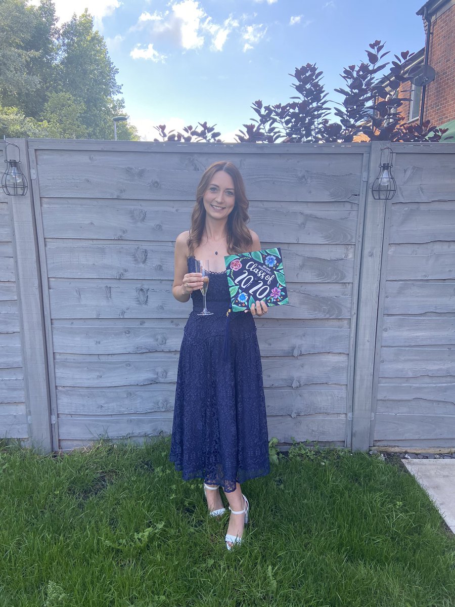 CromptonPip's tweet photo. I had the best day yesterday at our garden graduation 💙 #classof2020 #bschonsmidwifery #graduationcap #graduationhat #handpainted https://t.co/4n62N9votO