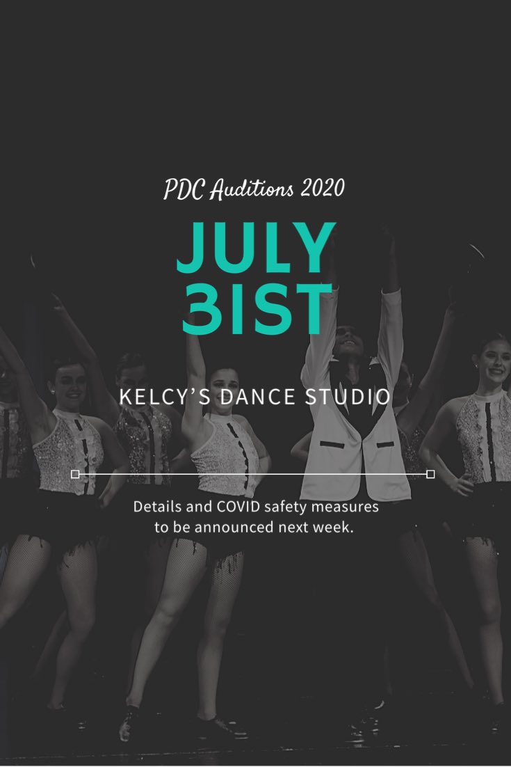 Stay tuned for our informational video and details on audition sign up next week! If interested please email Miss Jenna to make sure you receive all audition updates and protocol!