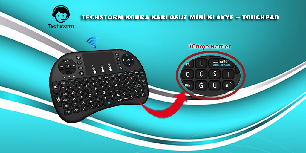 techstormtr's tweet photo. Techstorm Kobra Kablosuz Mini Klavye + Touchpad ⌨
Akıllı TV, telefon, tablet, oyun konsolu, Mac, Android Box ile uyumludur. Klavye, mouse, kumanda ve joystick olarak kullanabilirsiniz. 👍
https://t.co/8dUtqTa6Z6 https://t.co/0YNO8fyv2x