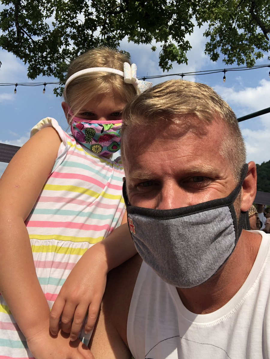 BradRLovell's tweet photo. Fact: You have just as much fun wearing a mask 😷 #MaskSmile #MaskFun https://t.co/27sjhQl17T