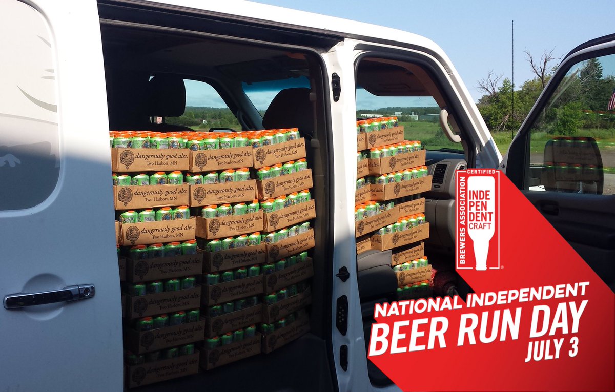 It’s National Independent Beer Run Day...but I bet you knew that. Time to head out and load up like this guy!  Independent matters so look for the label and then grab some fresh, tasty, local beer!  Independent Beer for Independence Day!  #nationalindependentbeerrunday