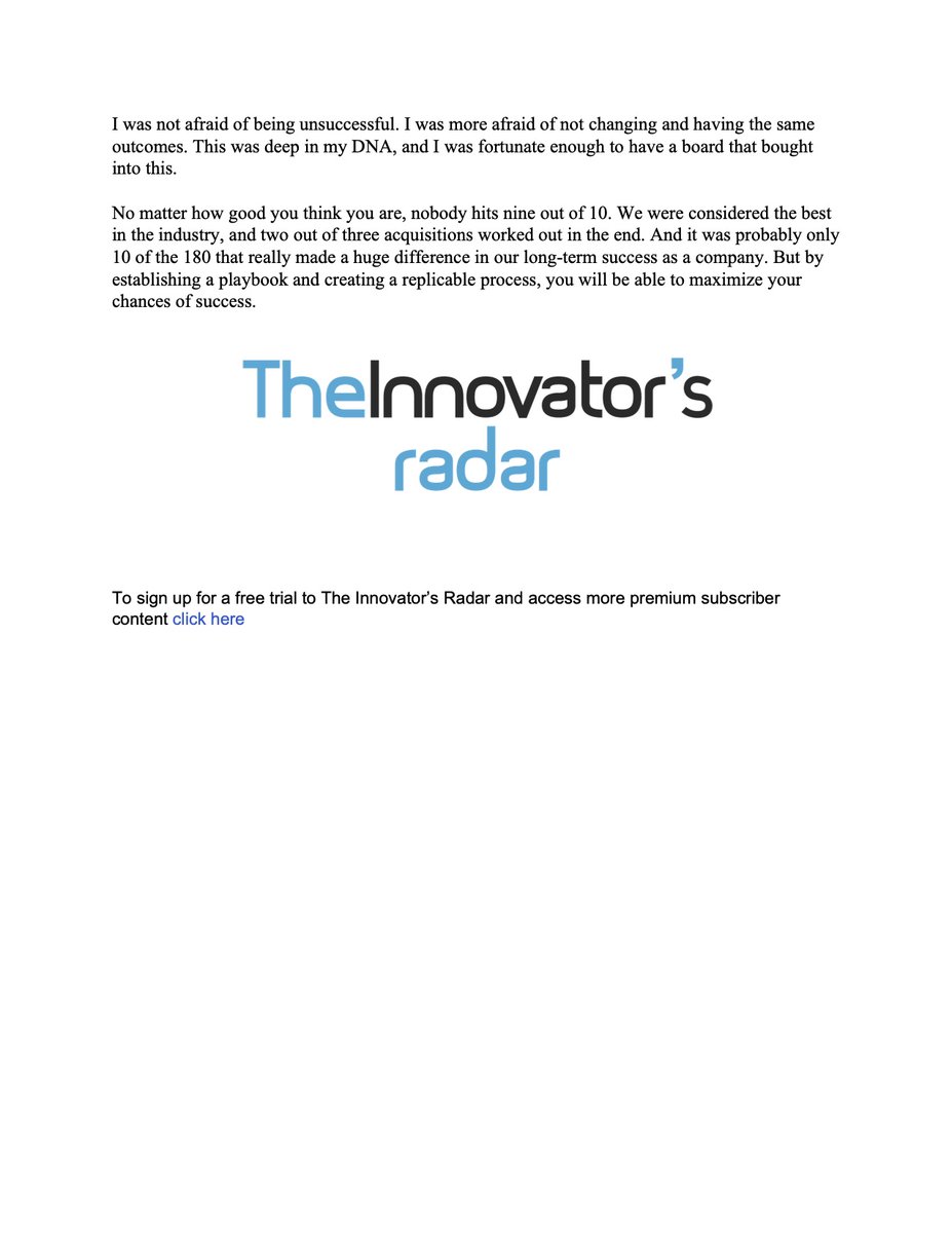 The future of business is in bringing large &amp; small together. In my June column for <a href="/theinnovator/">The Innovator</a>, I outline how large multinationals can successfully acquire &amp; integrate #startups based on 180 acquisitions I led during my tenure at Cisco.