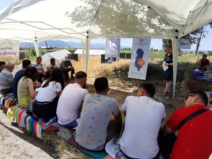 FILA_Interreg's tweet photo. 📌Today, #ADF (PP3), organized the first workshop of “Community of Practice” in the open air of the first social farm in Albanian Region nr. 3 where small businesses, experts, and researchers from local institutions and young innovators discussed about 👉https://t.co/hI9LNUFvpC https://t.co/fXQNh2ASmC